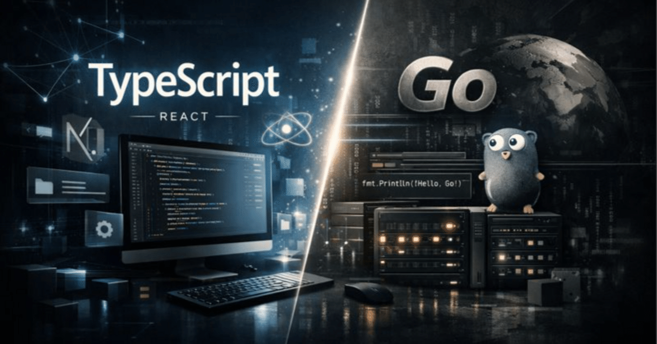 なぜ私は TypeScript と Go を選んだのか
