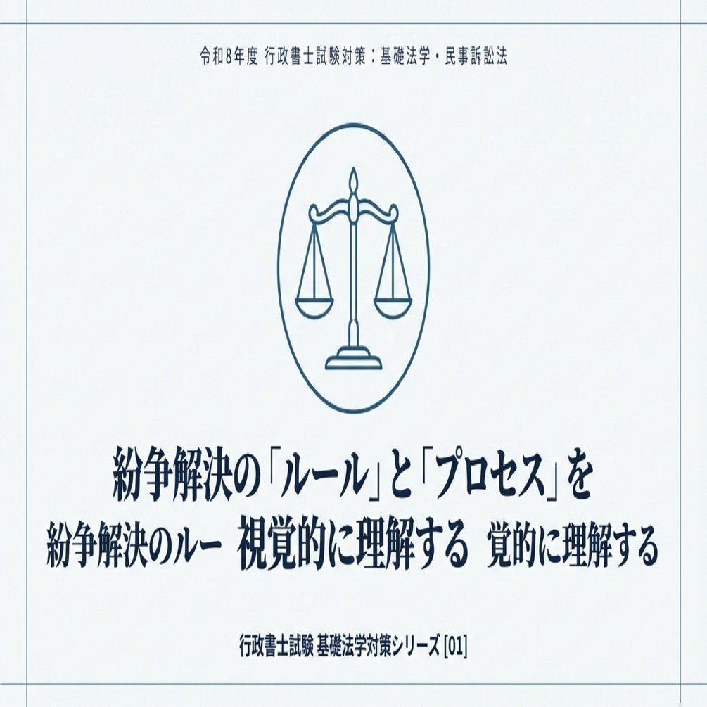 244】行政書士受験生のための民訴法【基礎法学】｜法令択一知識CHANNEL
