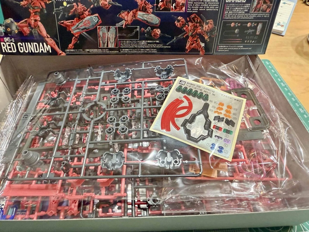 ガンプラ製造記〜赤いガンダム〜｜上総。