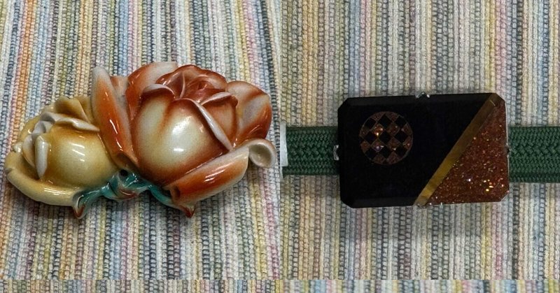 ヴィンテージな帯留達