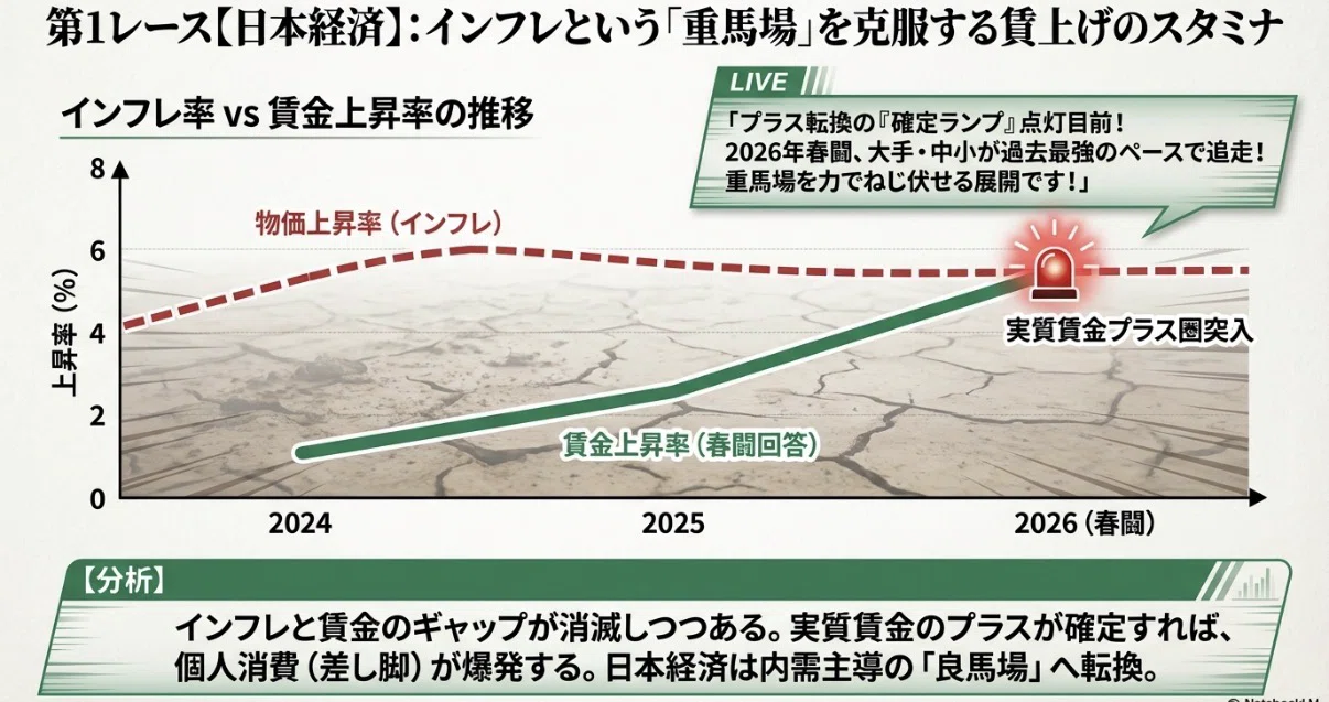 日経平均5万3,000円の衝撃！2026年1月10日「新春万馬券レポート」——AI