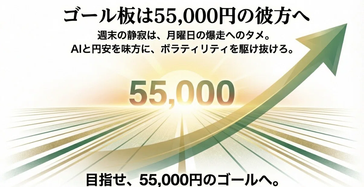 日経平均5万3,000円の衝撃！2026年1月10日「新春万馬券レポート」——AI