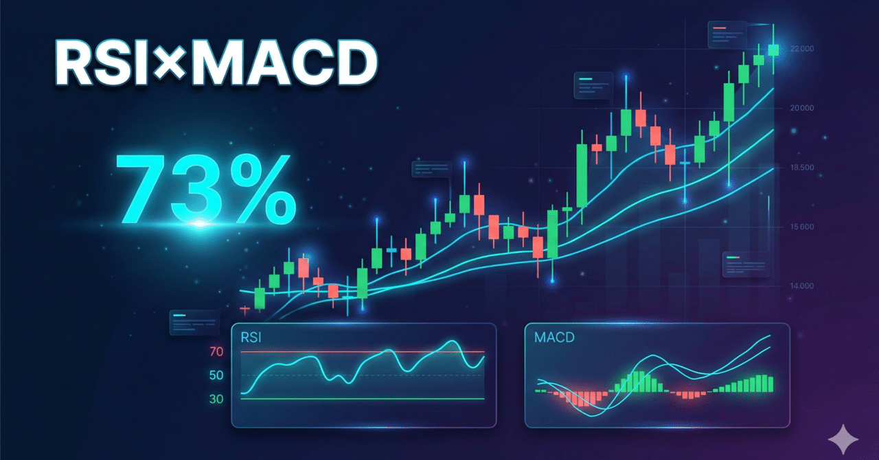 RSI×MACD実践ガイド：73%勝率の売買シグナルを見極める方法｜へそくり投資パパ