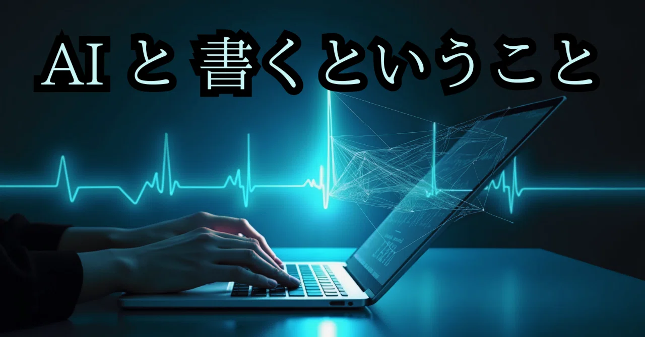 人が書くということ、AIが書くということ、AI "と" 書くということ 【コラム】｜棚島 香帆汰（たなしま かほた）