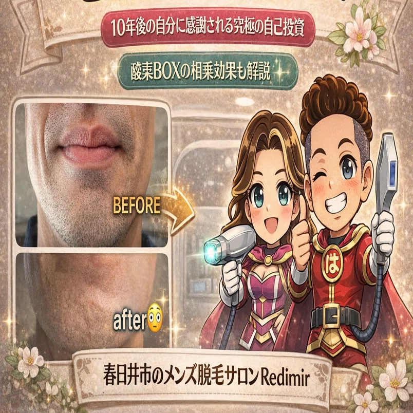 ヒゲ脱毛の正解を求めて。10年後の自分に感謝される「究極の自己投資