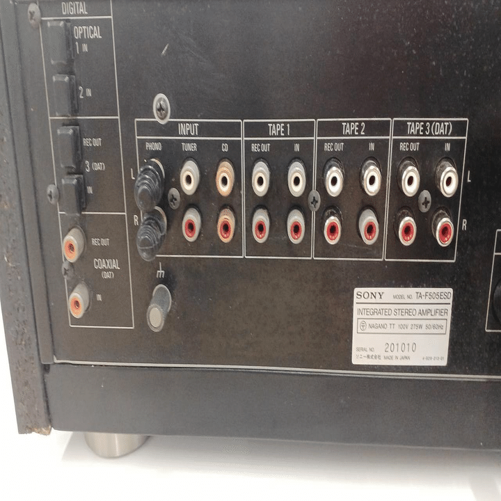 SONY型番：TA-F505ESDプリメインアンプ｜【raison d'être】