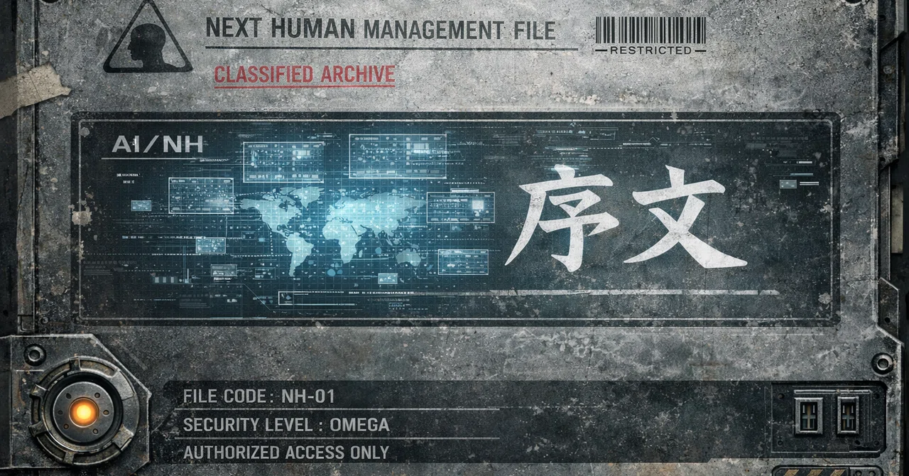 Record of Post-Collapse Human Management by AI and NH: Preface｜akihiro ...