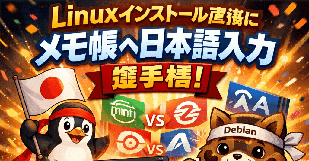 初心者向けLinuxの選び方〜日本語入力版｜IRONAMI