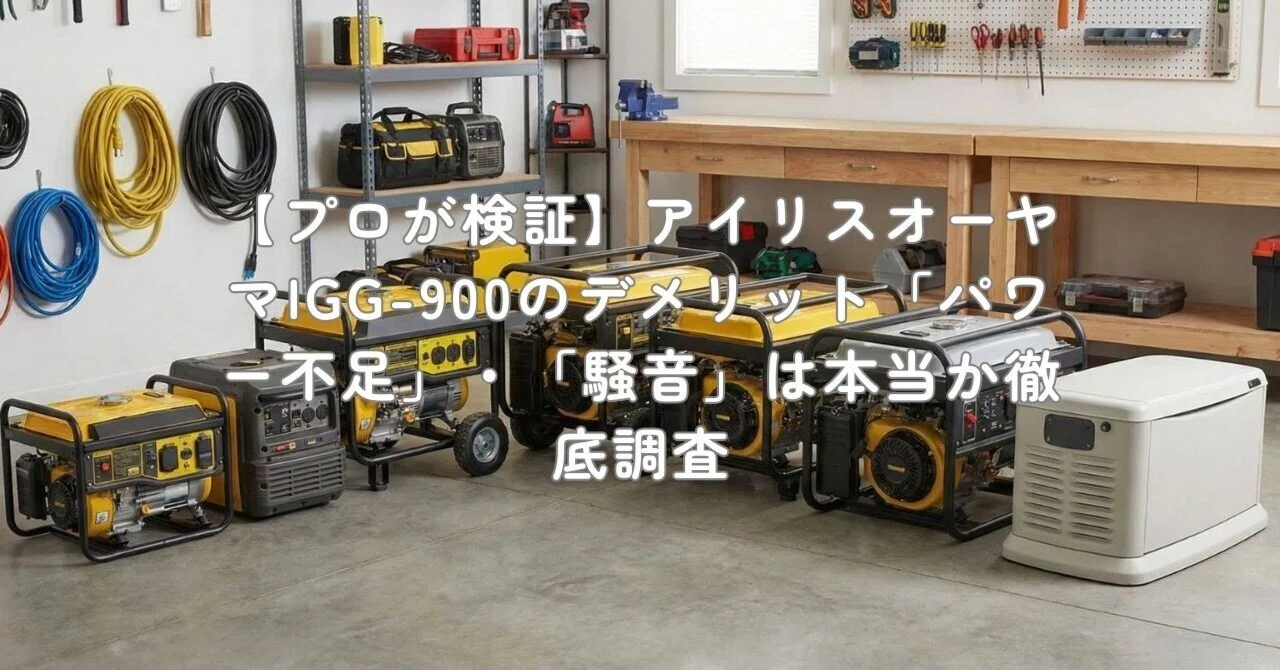 プロが検証】アイリスオーヤマIGG-900のデメリット「パワー不足