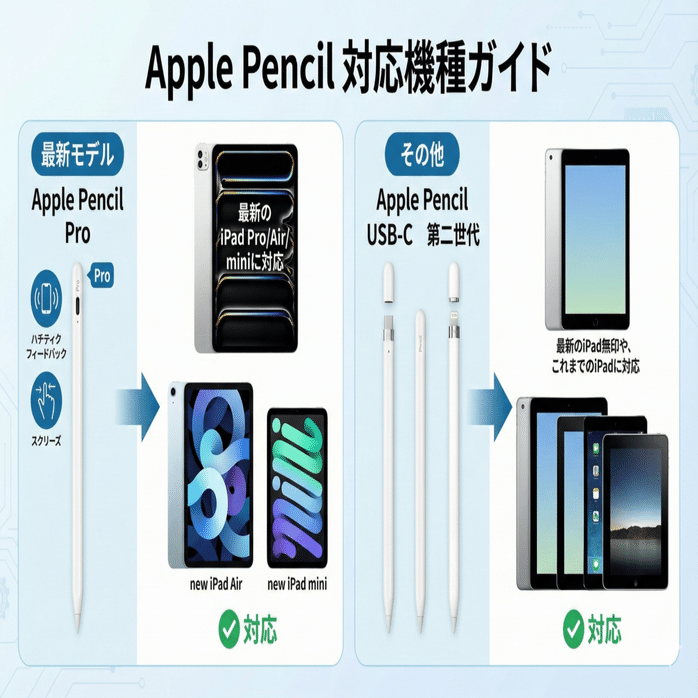 Apple Pencil Pro（ipad Pro/Air/miniに対応） iPad ペンシル アップルペンシル USB-C互換タイプ Pro Air mini 2024