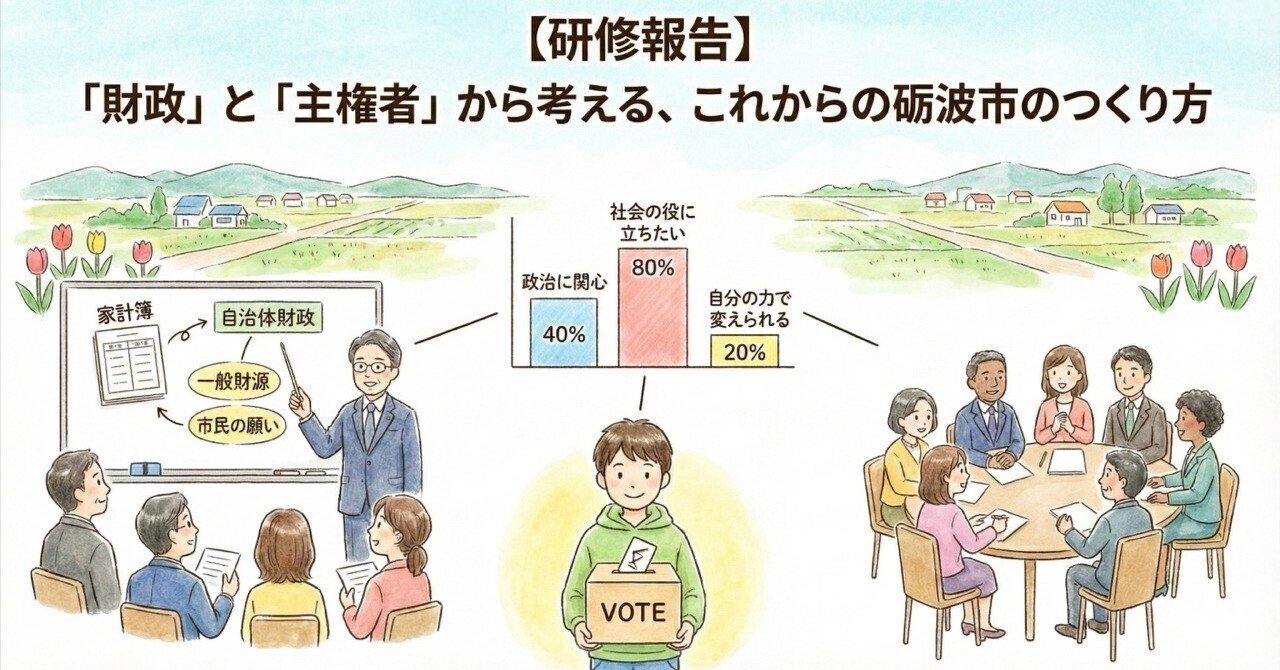 【研修レポート】「財政」と「主権者」から考える、これからの砺波市のつくり方 eyecatch