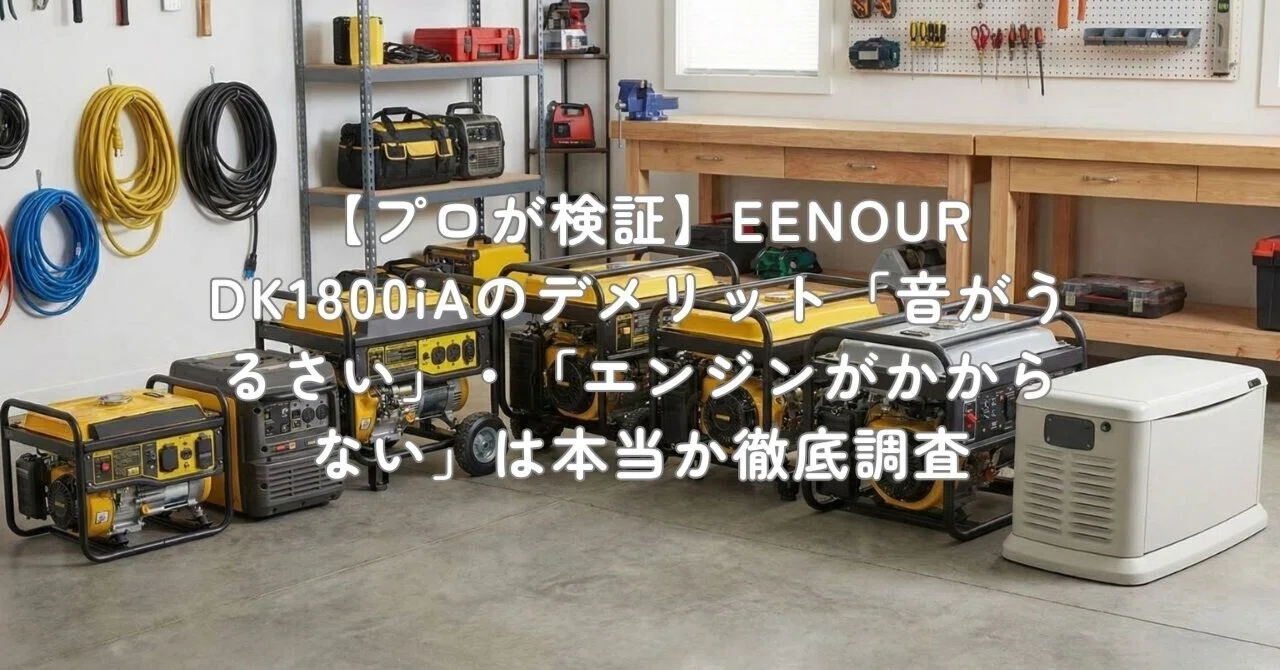 EENOUR DK1800iA デジタルインバータ発電機 1800W 【公式通販】 | 【未 