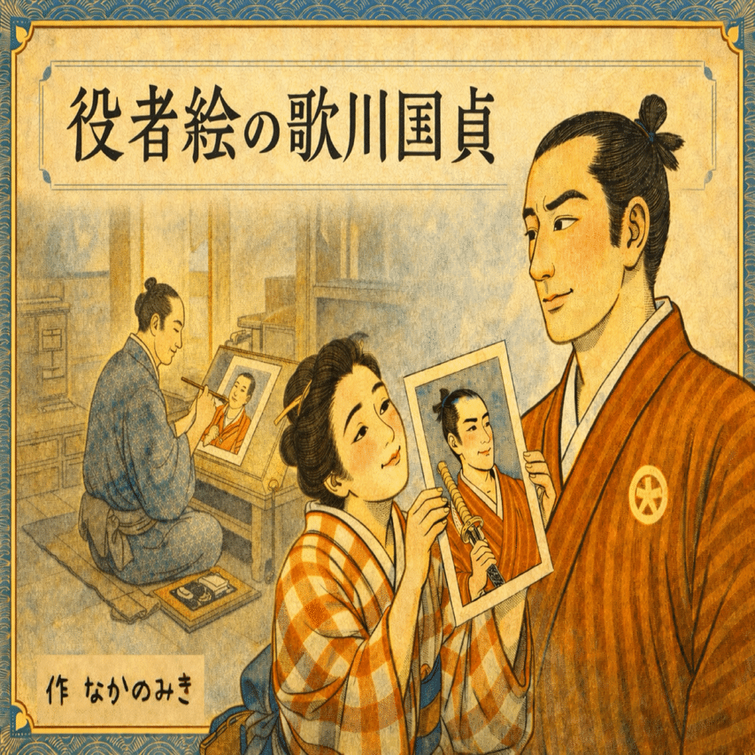 浮世絵師歌川国貞の紙芝居を作成しました｜お瀧 / 歌舞伎の町亀戸の