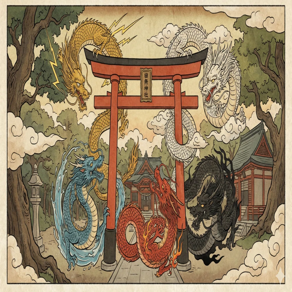 ⛩️025 田無神社（西東京市）｜五龍神の流れるパワーに引き寄せられる