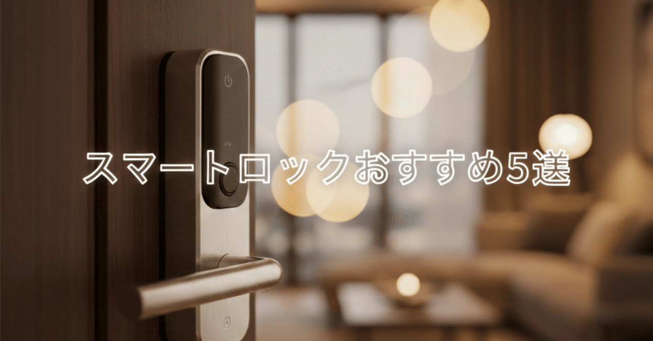 スマートロック 賃貸OK 2026年最新】工事不要のスマートロックおすすめ5選！賃貸OK・PASMOや