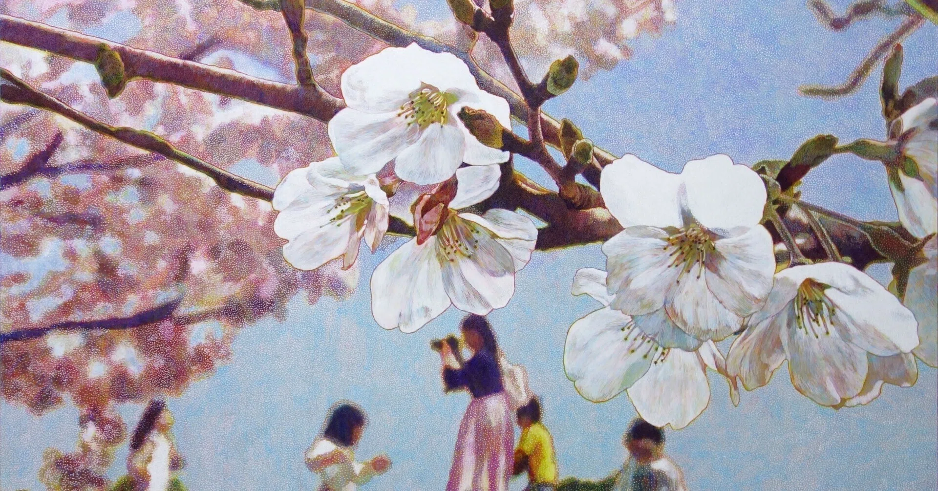 【真作】絵画　中沢恵以　日本画4号　熟れざくろ　豊穣の実り　生命の輝き　Y122 超細密アートと絶品ランチに感激！ 写実絵画の殿堂、ホキ美術館を