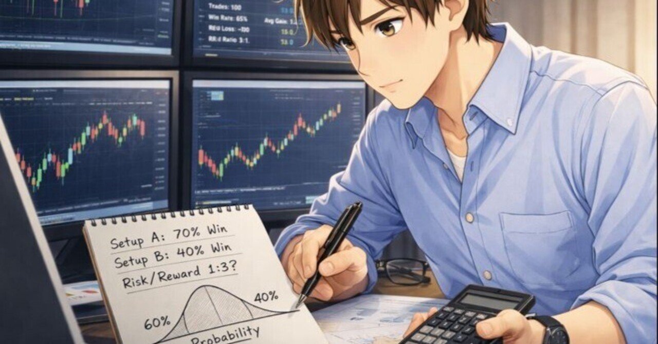 2. トレードは「予測」ではなく「確率」｜ロブのトレードラボ