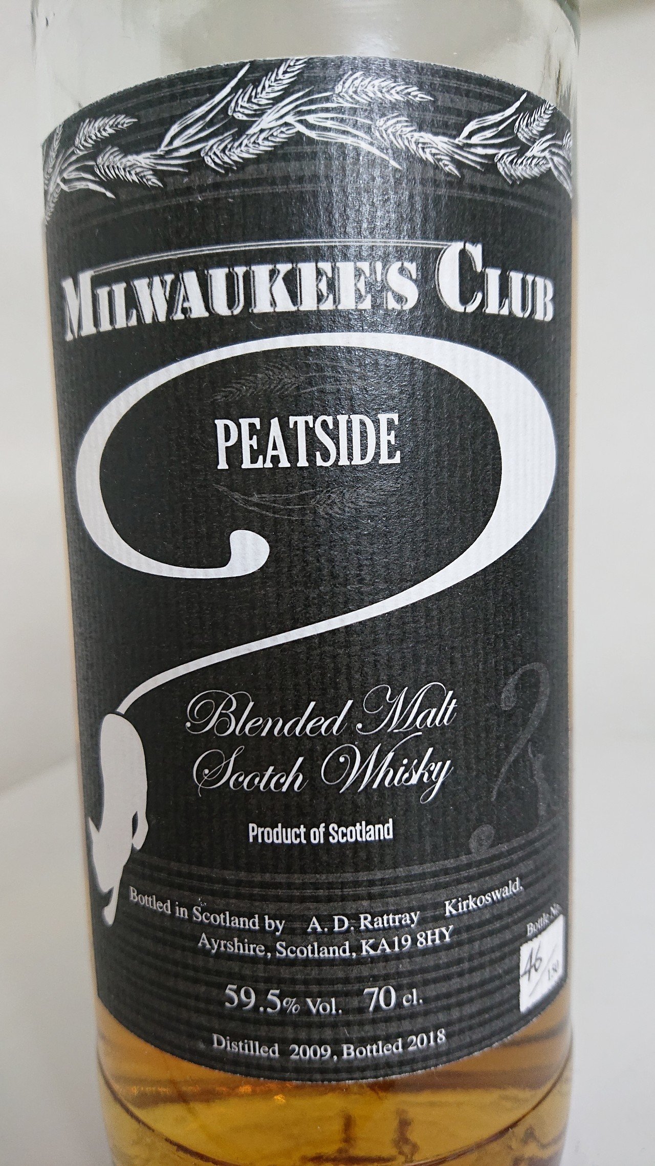 No.16】ピートサイド Blended Malt for MILWAUKEE'S CLUB & A・D