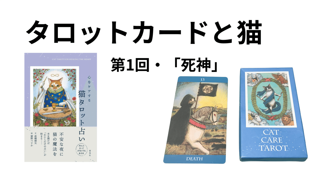 .LIVE ドットライブ　タロットカード桐箱入 タロットカードと猫〜第1回「死神」初めての猫と、臆病で卑怯で