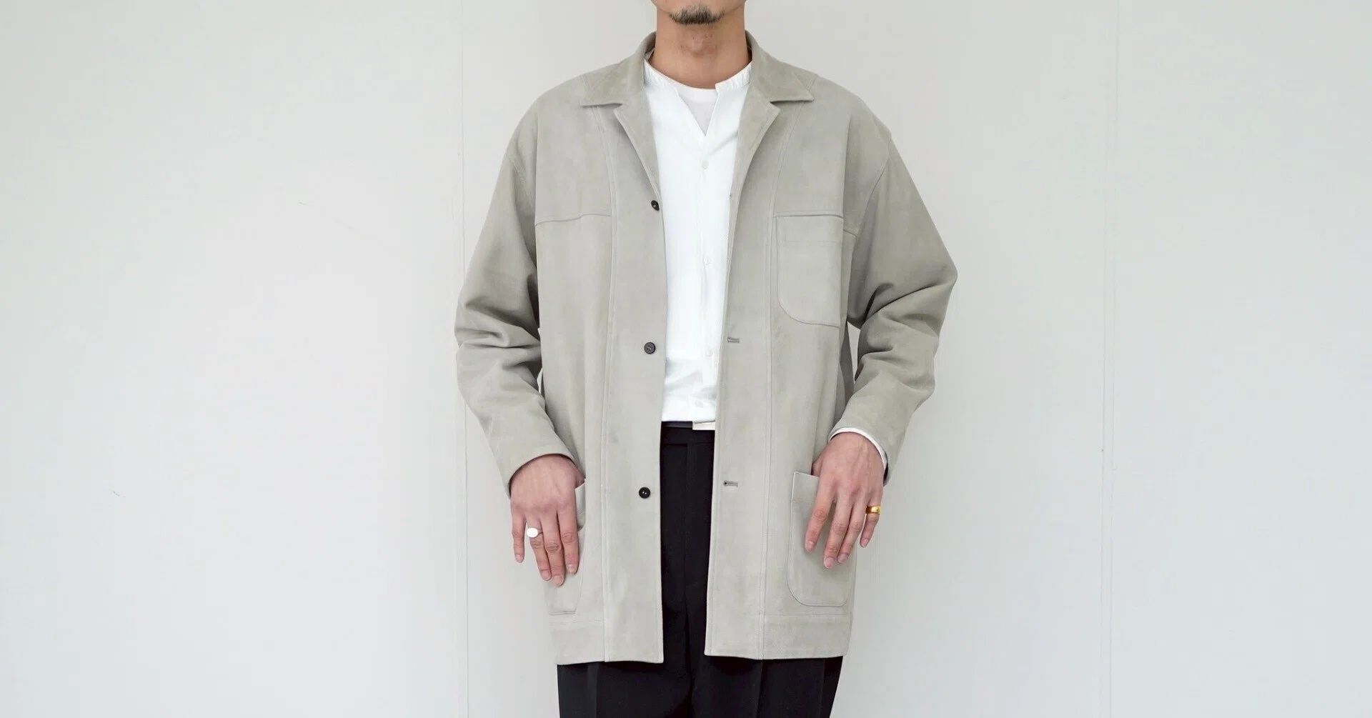 2026SS【Cale】sheep suede light Jacket本日よりオンライン販売開始 