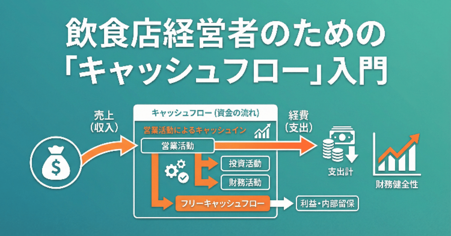 キャッシュフロー 飲食店経営者のための「キャッシュフロー」入門｜テンポミル｜店舗の