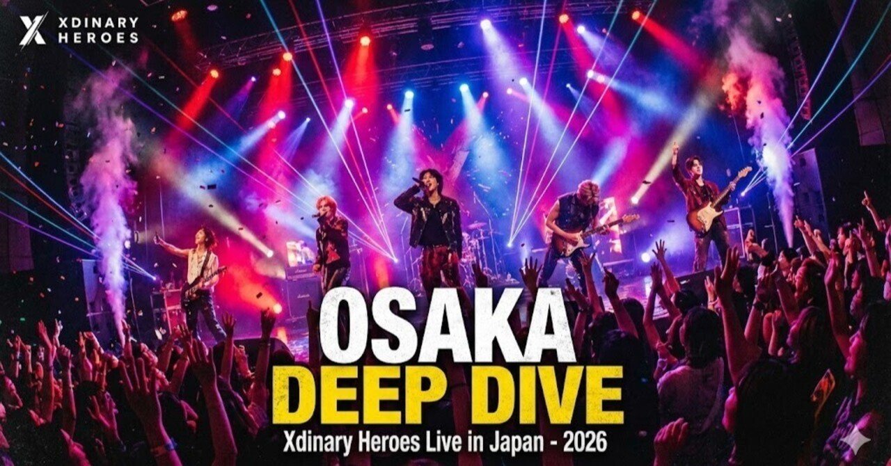 深掘り速報】Xdinary Heroes大阪公演、SNSを揺らした「重低音の正体