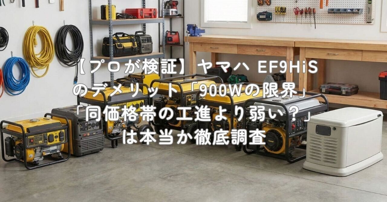 家電 YAMAHA Ef9His ☆ヤマハ(YAMAHA) インバーター発電機 EF9HiS【所沢店】 – アクト