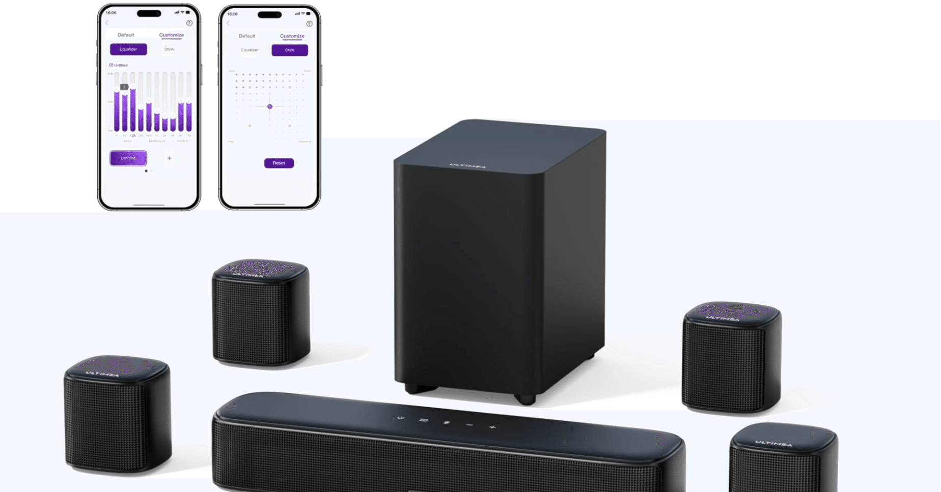 UltimeA Aura A40 サラウンドシステムスピーカー ULTIMEA Aura A40】AI時代の自宅シネマ革命！7.1chサウンドバーで実現