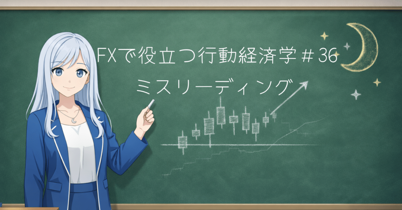 FXで役立つ行動経済学 #36】ミスリーディング相関｜関係ない指標を根拠にしてしまう理由｜LUNA🌙FX初心者教室