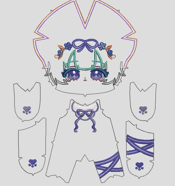 無属性ぬいオーダー記録②｜わりばし