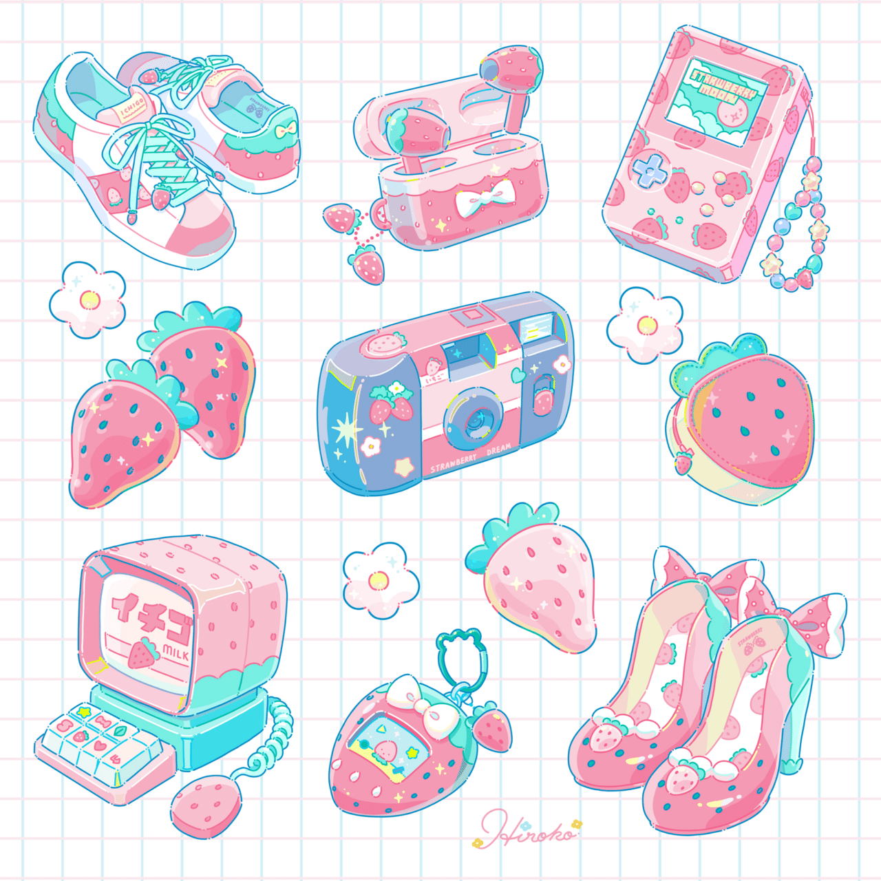 イチゴ雑貨🍓✨｜Hiroko