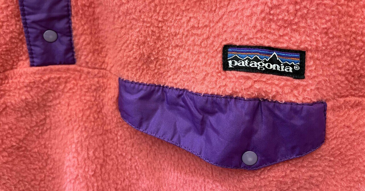 サーモンピンクのPatagoniaスナップT ｜クリス ケイト/ Chris Kate