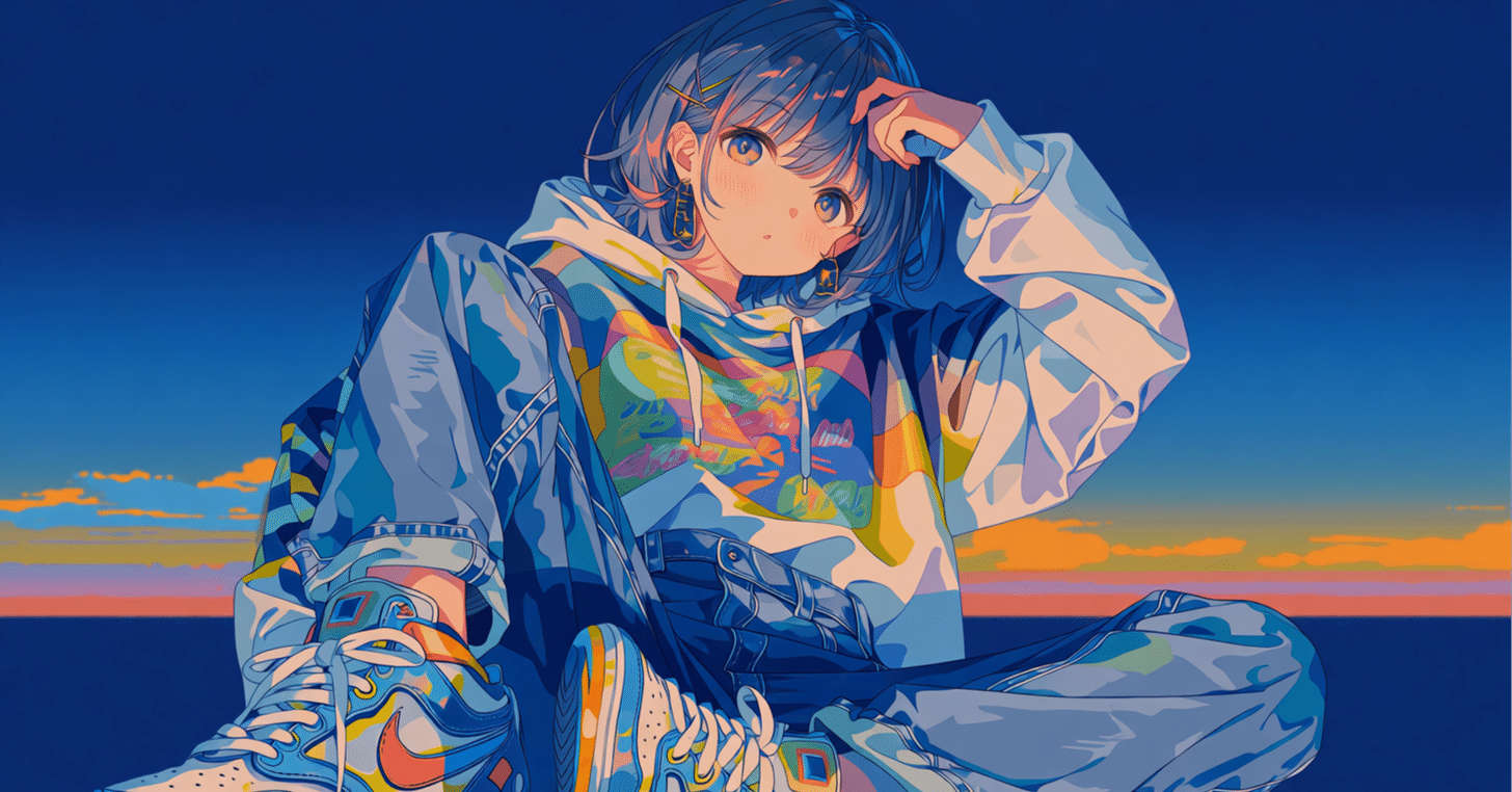 AIイラスト】「鮮烈カラー×ストリート」が最高にエモい！ 視線を奪う