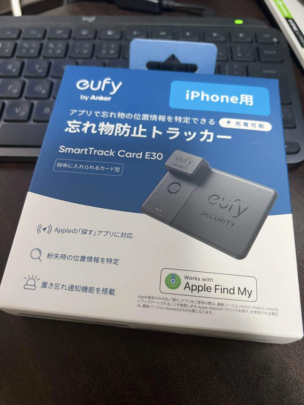 Anker Eufy Security SmartTrack Card & Link でいい感じ