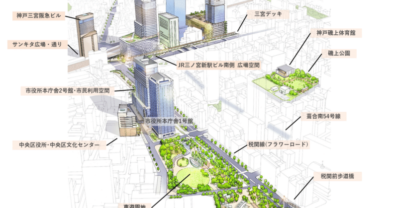 変わる三宮駅前