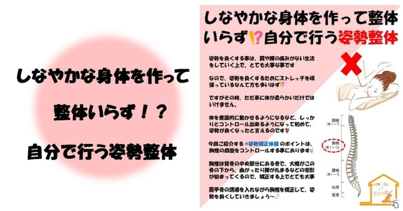 しなやかな身体を作って整体いらず 自分で行う姿勢整体 Revisionginza Note