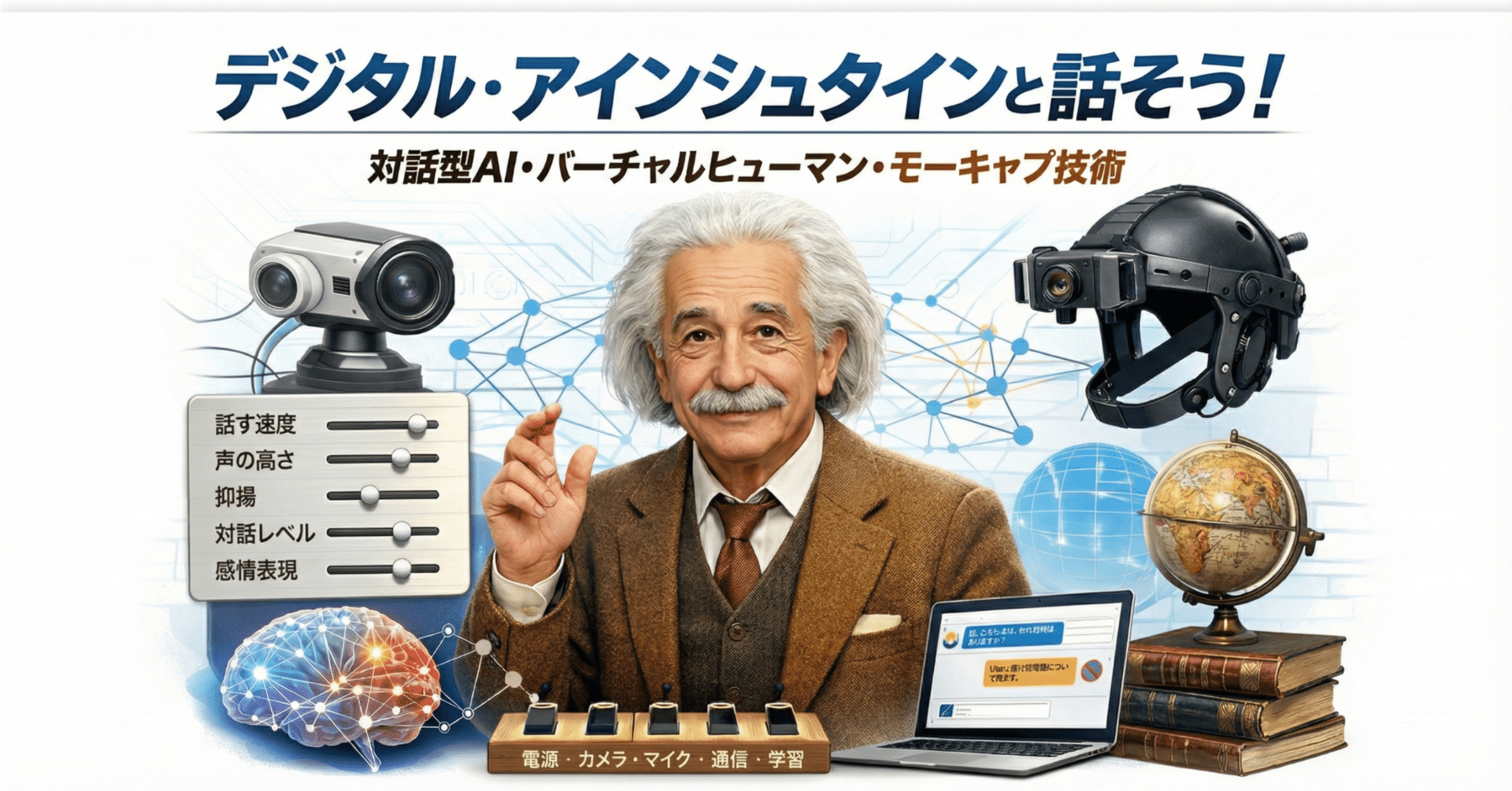 論文瞬読】デジタル・アインシュタインと会話できる！ETH Zurichが開発したインタラクティブAIキャラクタープラットフォーム｜AI Nest