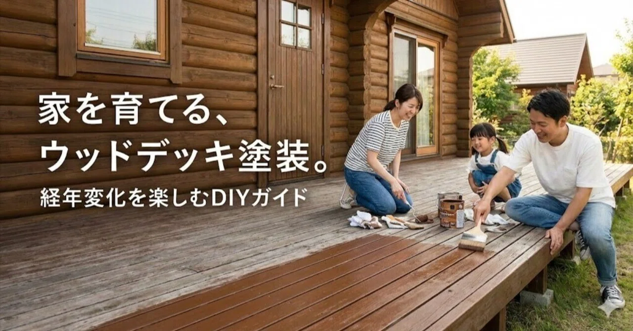 ウッドデッキ塗装はDIYが正解？業者との費用比較から、腐食を防ぐ 