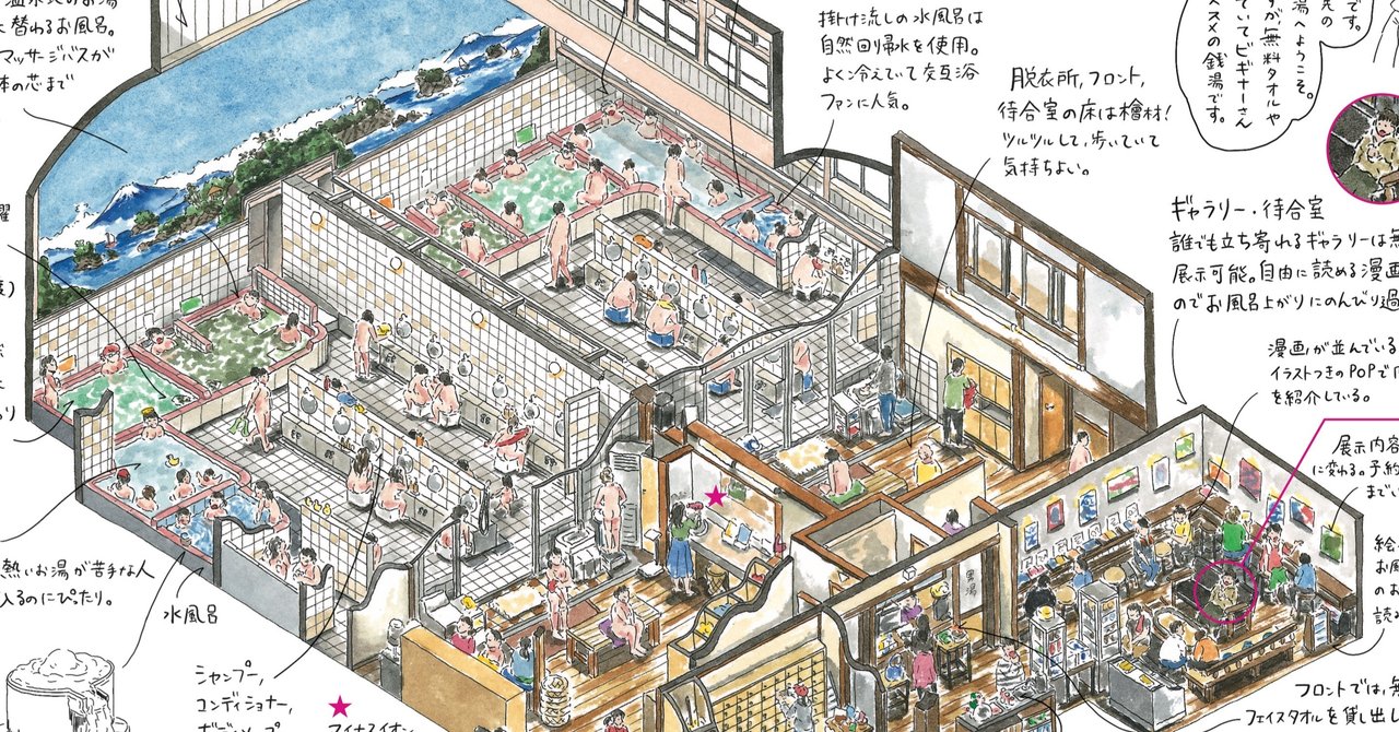銭湯図解 30枚公開 Enya Honami 塩谷 歩波 Note 銭湯図解 30枚公開 Enya Honami 塩谷 歩波 Note