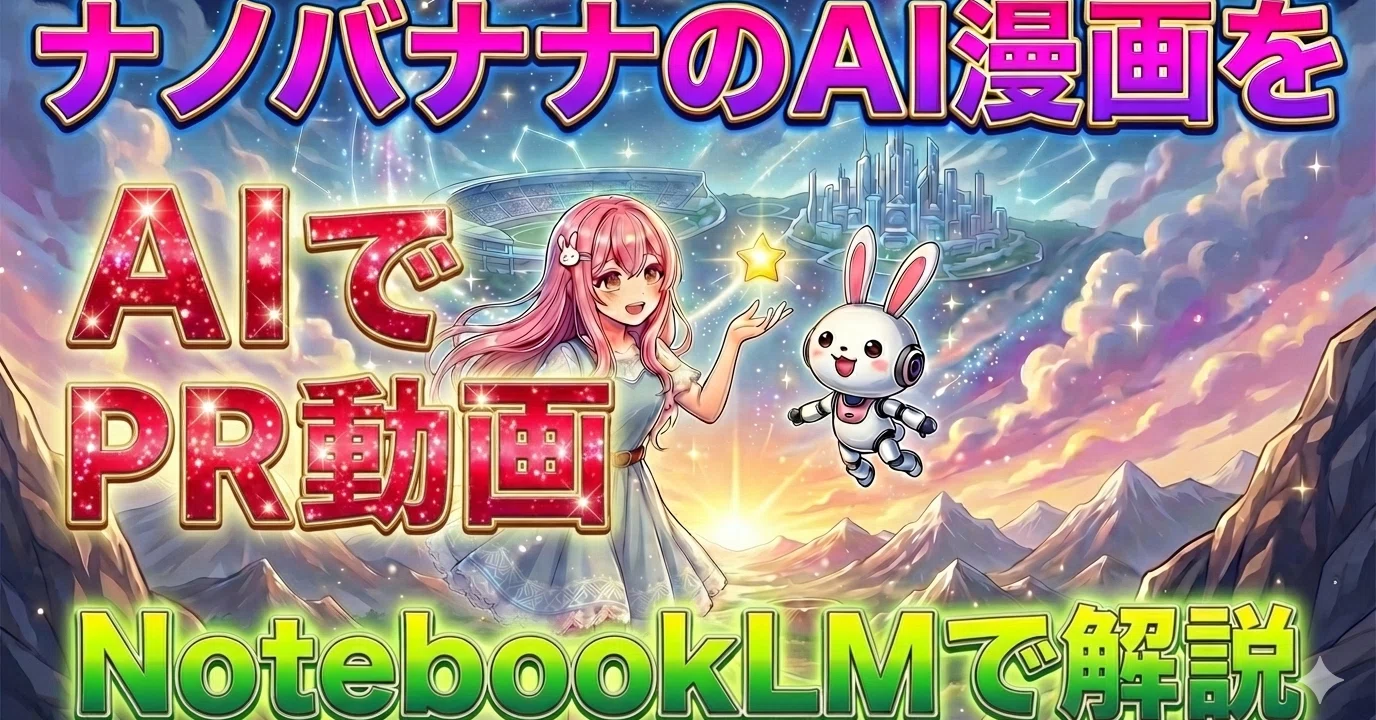 AI Manga x AI Video Synergy] I tried using NotebookLM to explain
