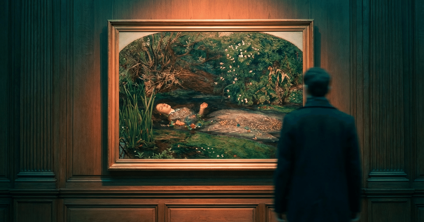 ミレーの「オフィーリア」実写化｜練馬鮫