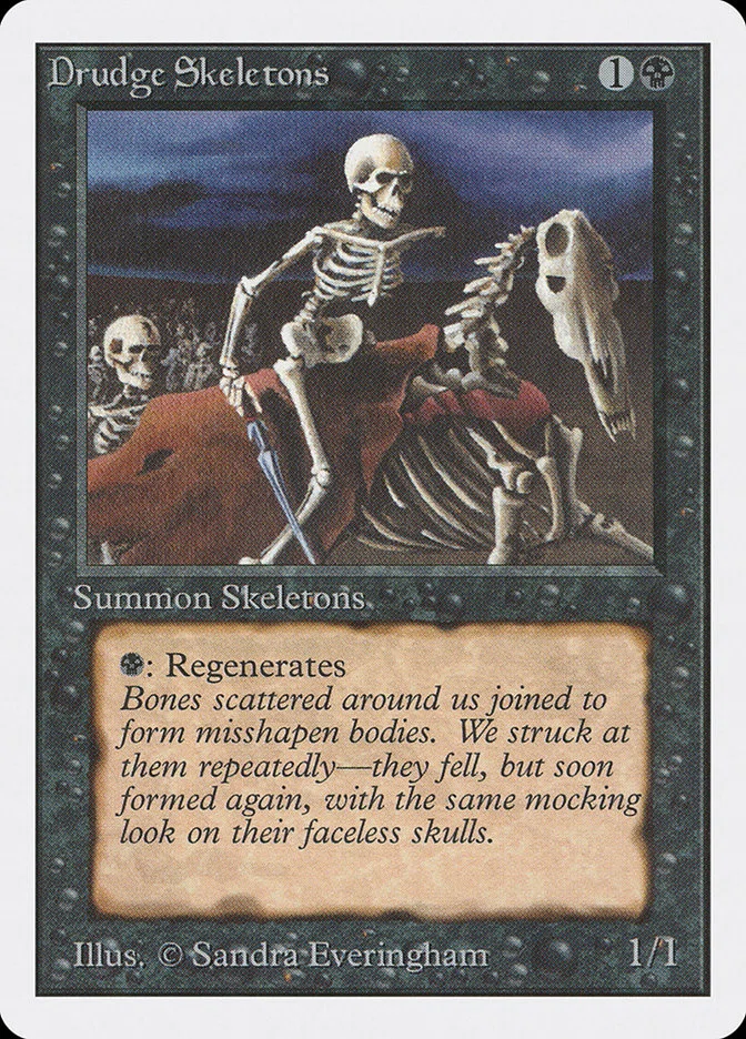 MTG]フレンチ・バニラの魅力《蠢く骸骨》編｜やまぶき(MTG)