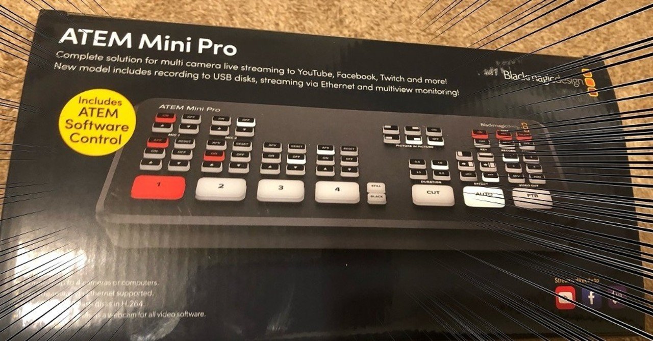 ATEM Mini Proを使ってeスポーツイベントを30時間やってみた ATEM Mini Proを使ってeスポーツイベントを30時間やってみた