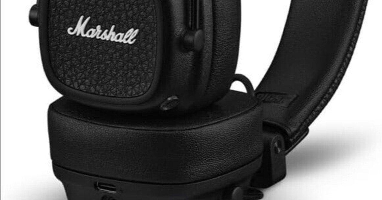 Marshall ブラックレザー ヘッドフォン 正直レビュー】Marshallのワイヤレスヘッドホンを買って後悔した？使っ