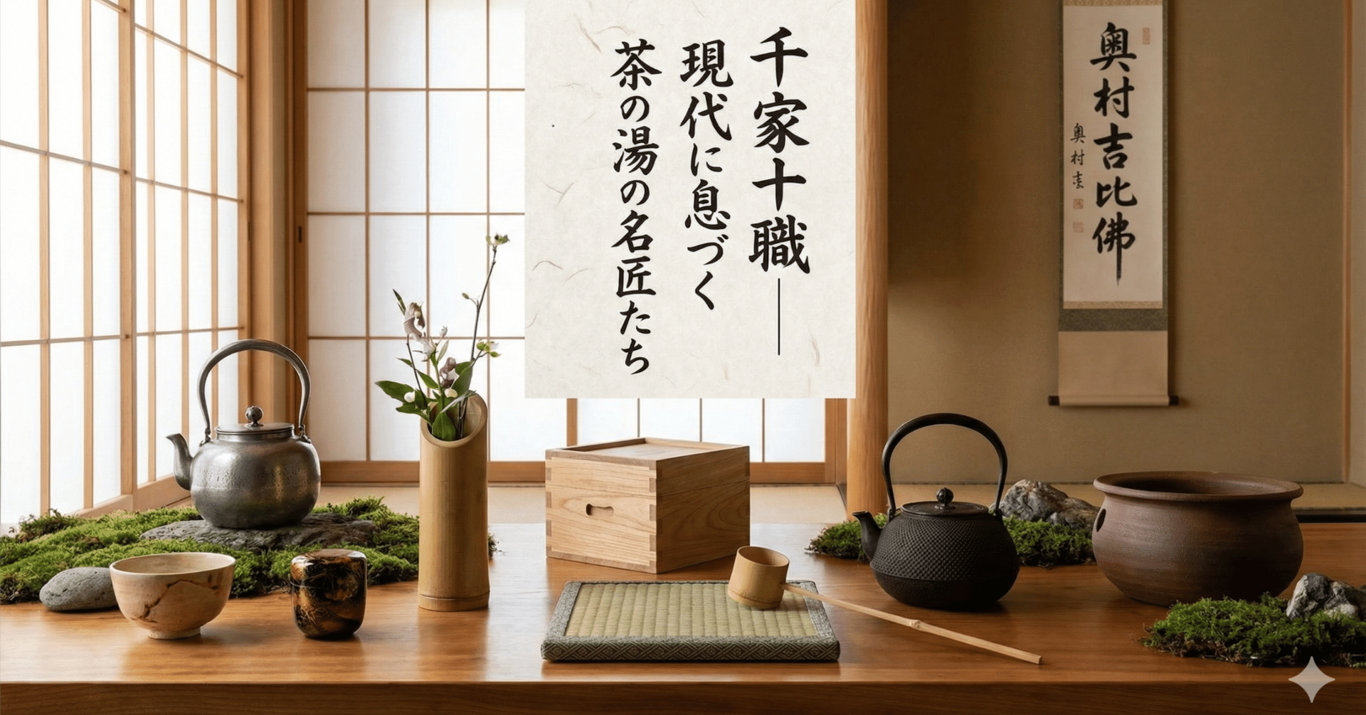 千家十職──現代に息づく茶の湯の名匠たち｜心と茶室。