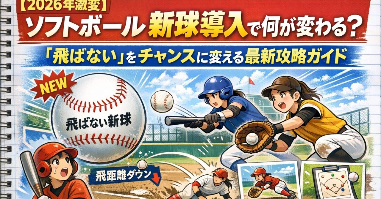 2026年激変】ソフトボール新球導入で何が変わる？「飛ばない」を
