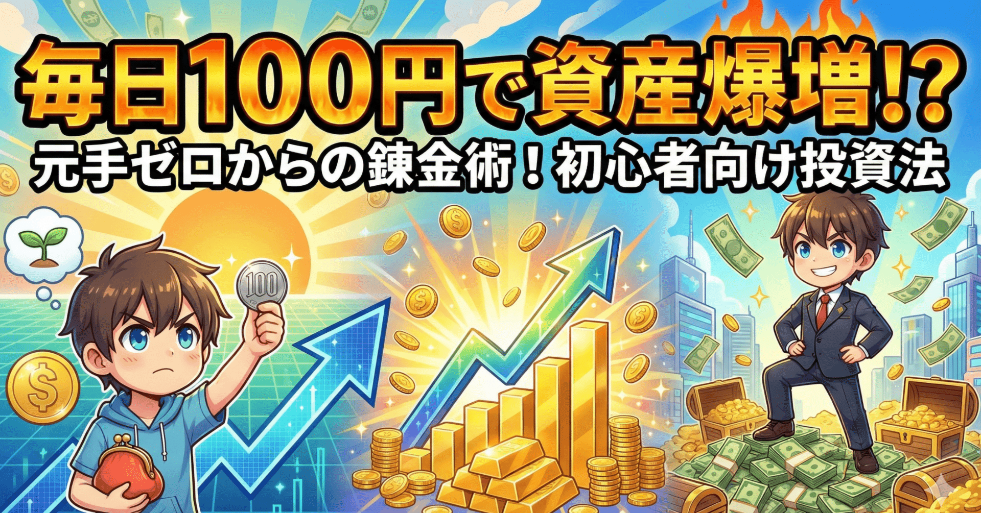 毎日100円】元手ほぼゼロから始める資産倍増計画／初心者向け｜法令択一知識CHANNEL