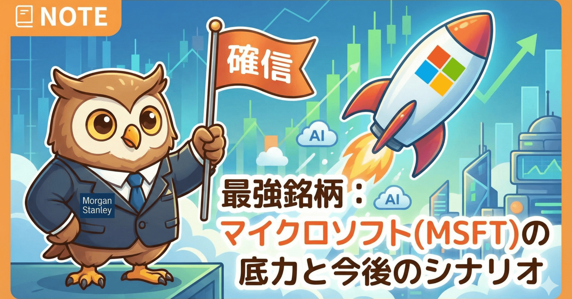 モルガン・スタンレーが「確信」する最強銘柄：マイクロソフト(MSFT)の底力と今後のシナリオ｜日本個別株デューデリジェンスセンター