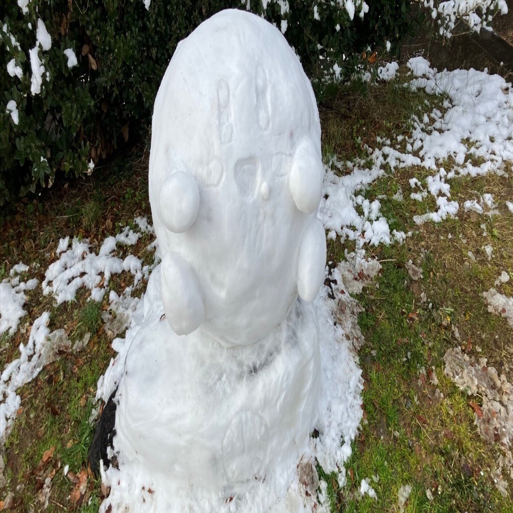 番外編】雪像作り。(*´∀｀)🎶｜まるち