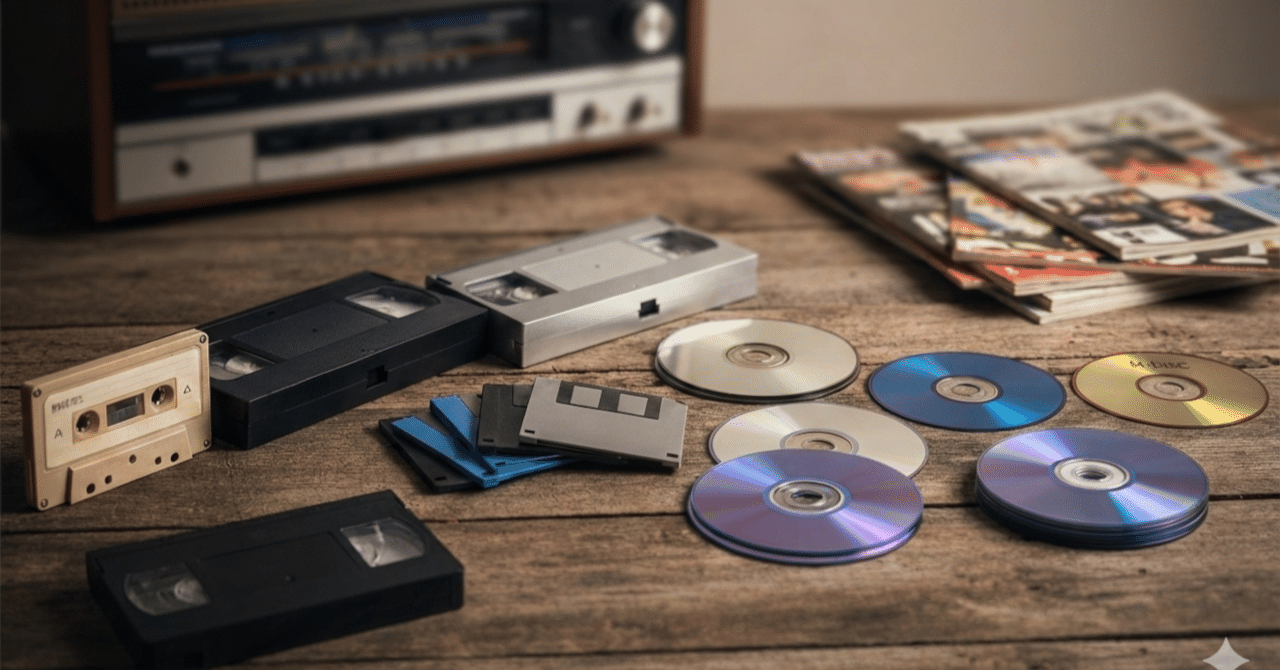 オワコンメディアはまだ買える？ カセットテープ～FD,CD,DVD,BDなど